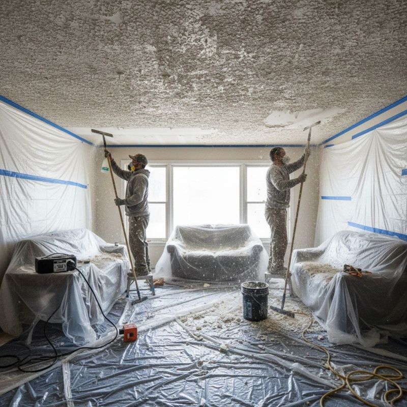 Swirled Ceiling Removal in Waco, TX